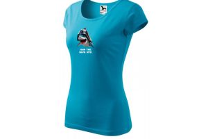 Tričko dámské s potiskem - join the dive site