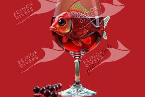 Tričko dámské s potiskem - glass-fish