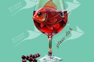 Tričko dámské s potiskem - glass-fish