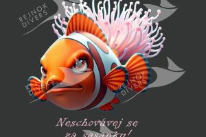 Tričko pánské s potiskem - neschovávej se za sasanku