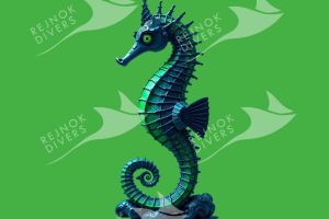 Tričko dámské s potiskem - mořský koník