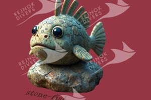 Tričko dámské s potiskem - stone-fish