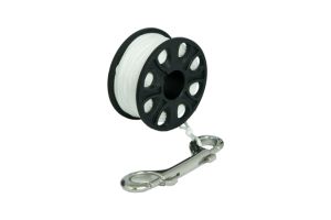 Cívka se šňůrou a nerez karabinou